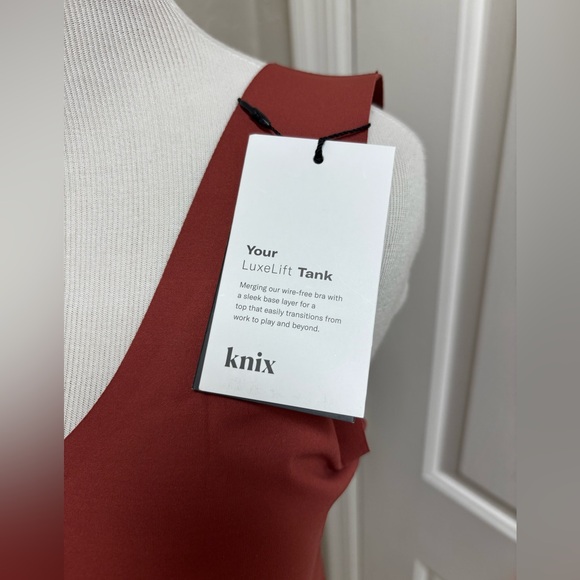 Knix NWT Luxe Lift Evolution Tank Top XL Shapewear Spiced Apple - Picture 5 of 9